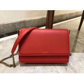 YSL Saint Laurent Zoe Bag In Red Calfskin Leather 513667 CY00242