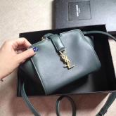 YSL Yves Saint Laurent Toy Cabas Bag In Green CY00275