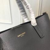 YSL Saint Laurent Shopping Toy Bag In Grey Leather 498612 CY00306