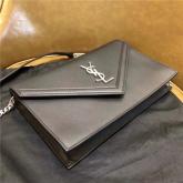 Replica YSL Saint Laurent Le Sept Chain Bag In Black Leather 5112620 CY00454