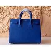 Designer YSL Saint Laurent Classic Small Sac De Jour In Royal Blue Leather CY00476