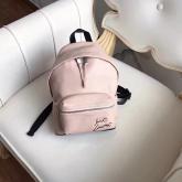 YSL Saint Laurent Mini Toy City Embroidered Backpack In Light Pink Leather 505031 CY00572