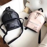 YSL Saint Laurent Mini Toy City Embroidered Backpack In Light Pink Leather 505031 CY00572