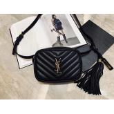 YSL Saint Laurent Lou Belt Bag In Quilted Leather Black CY00586