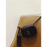 YSL Saint Laurent Lou Belt Bag In Quilted Leather Black CY00586