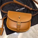 YSL Saint Laurent Toy Besace Bag In Caramel Vegetal Leather 500846 CY00969