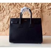 Designer YSL Saint Laurent Classic Small Sac De Jour In Black Leather CY01032