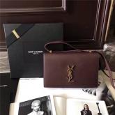 YSL Saint Laurent Medium Dylan Satchel In Burgundy Calfksin CY01092