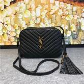 YSL Saint Laurent Lou Camera Bag In Quilted Black Leather 520534 Replica CY01135