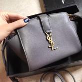 YSL Yves Saint Laurent Toy Cabas Bag In Grey CY01168