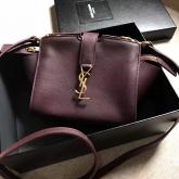 Designer YSL Yves Saint Laurent Toy Cabas Bag In Wine CY01207