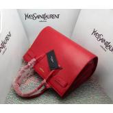 Designer YSL Saint Laurent Classic Small Sac De Jour In Lipstick Red Leather CY01211