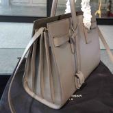 YSL Saint Laurent Classic Small Sac De Jour In Grey Leather CY01308