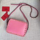 Valentino Garavani Rockstud Cross Body Bag Pink CY00055