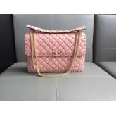 Valentino Garavani Rockstud Spike Quilted Leather Chain Bag Pink CY00079