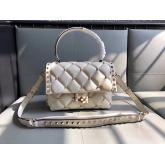 Valentino Candystud Top Handle Bag White CY00463