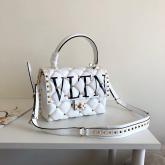 Valentino Candystud Top Handle Bag VLTN White Replica CY00663