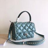 Designer Valentino Candystud Top Handle Bag Minty CY00723