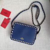 Valentino Garavani Rockstud Cross Body Bag Blue CY00911