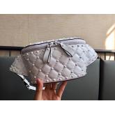 Valentino Free Rockstud Spike Belt Bag White CY01149