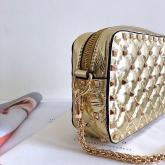 Valentino Garavani Rockstud Spike Camera Bag Champagne CY01293