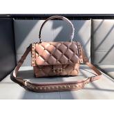 Designer Valentino Candystud Top Handle Bag Beige CY01306